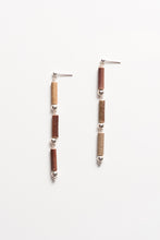 画像をギャラリービューアに読み込む, SILVER BEADS BOLD STRAIGHT 3 EARRINGS