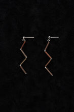 画像をギャラリービューアに読み込む, SILVER BEADS ZIGZAG EARRINGS