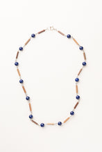 画像をギャラリービューアに読み込む, BEADS LINE LAPIS LAZULI NECKLACE