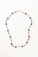 画像をギャラリービューアに読み込む, BEADS LINE LAPIS LAZULI NECKLACE
