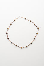 画像をギャラリービューアに読み込む, BEADS LINE TIGERSEYE NECKLACE
