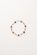 画像をギャラリービューアに読み込む, BEADS LINE TIGERS EYE BRACELET
