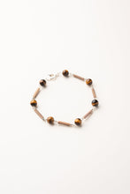 画像をギャラリービューアに読み込む, BEADS LINE TIGERS EYE BRACELET
