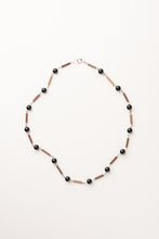 画像をギャラリービューアに読み込む, BEADS LINE ONYX NECKLACE
